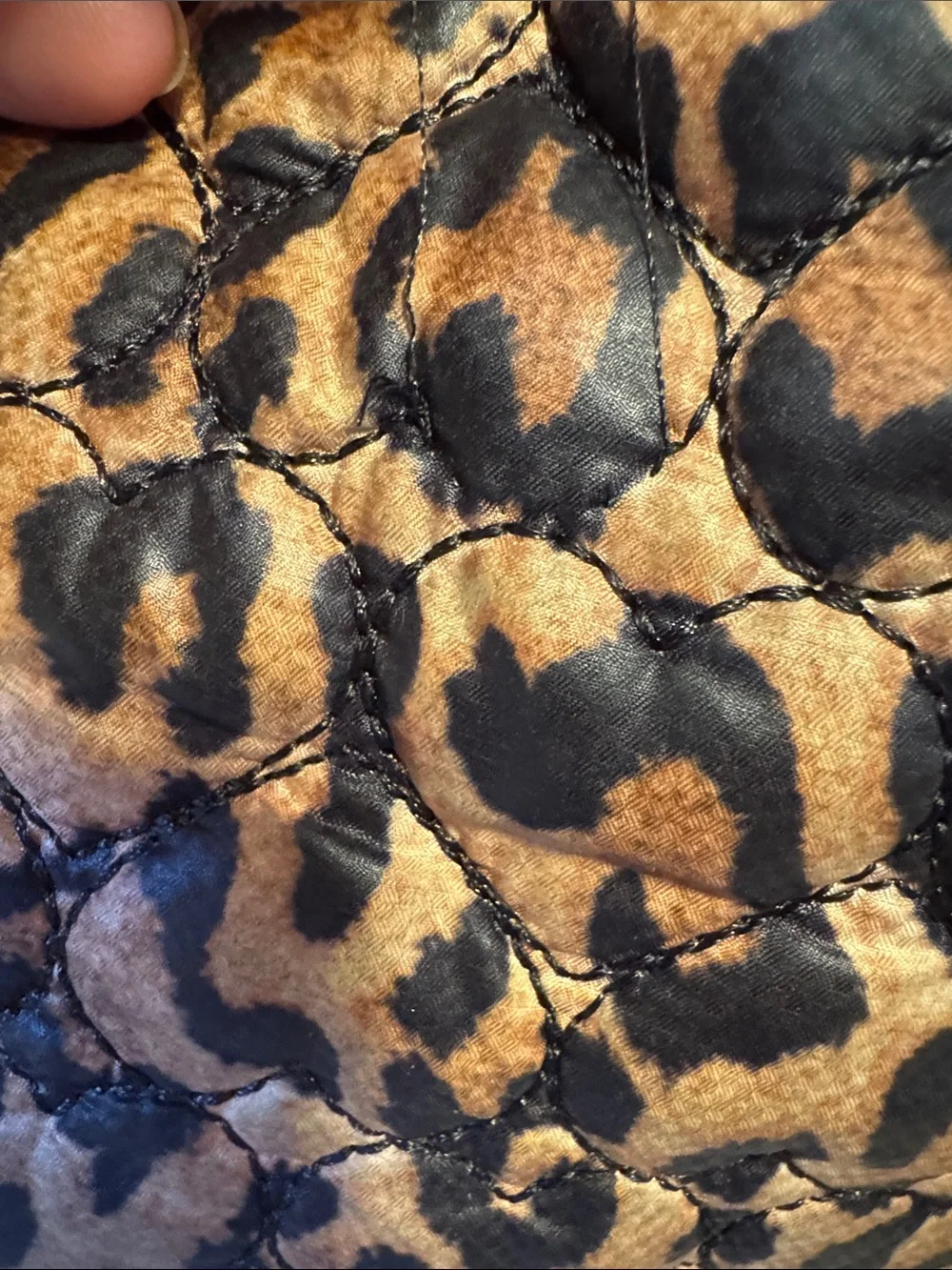 Brighton Leopard Print Quilted Backpack